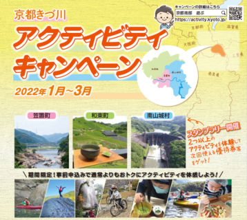 京都きづ川アクティビティキャンペーンにおける「感染防止チェックリスト」の公開について